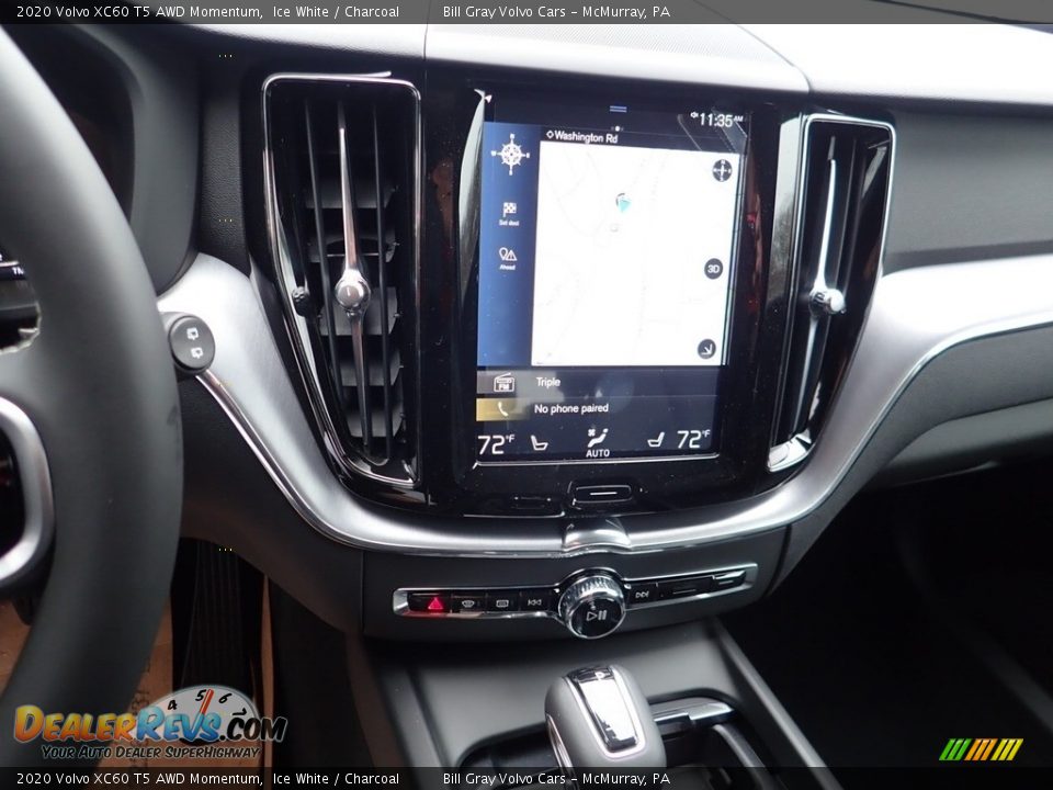 2020 Volvo XC60 T5 AWD Momentum Ice White / Charcoal Photo #14