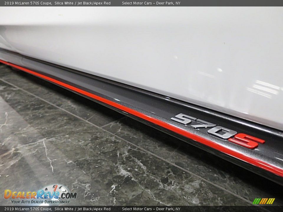 2019 McLaren 570S Coupe Silica White / Jet Black/Apex Red Photo #15