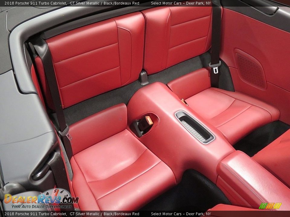 Rear Seat of 2018 Porsche 911 Turbo Cabriolet Photo #21