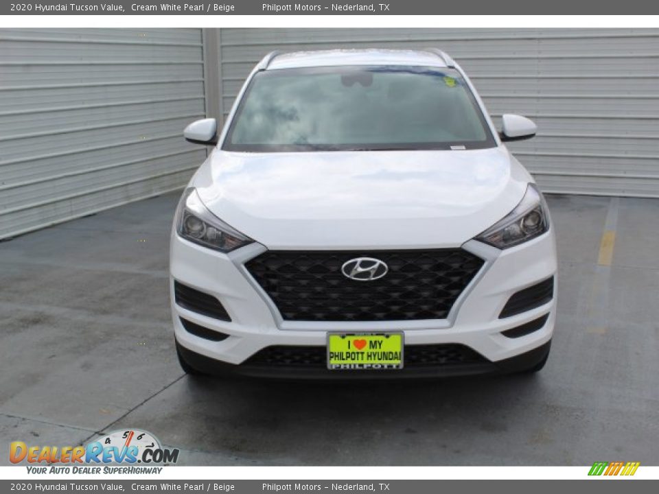 2020 Hyundai Tucson Value Cream White Pearl / Beige Photo #3