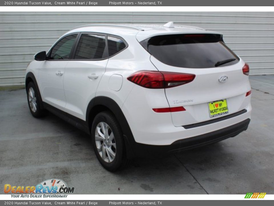 2020 Hyundai Tucson Value Cream White Pearl / Beige Photo #6