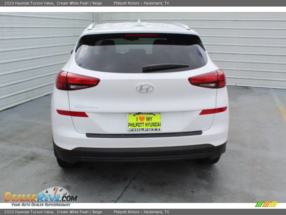 2020 Hyundai Tucson Value Cream White Pearl / Beige Photo #7