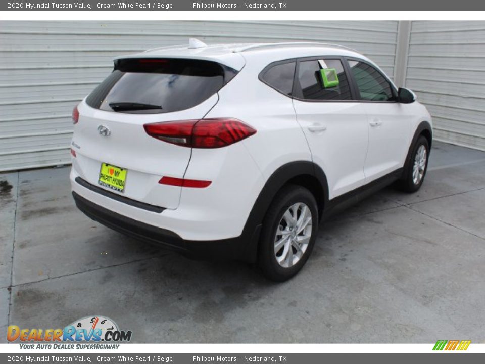 2020 Hyundai Tucson Value Cream White Pearl / Beige Photo #8