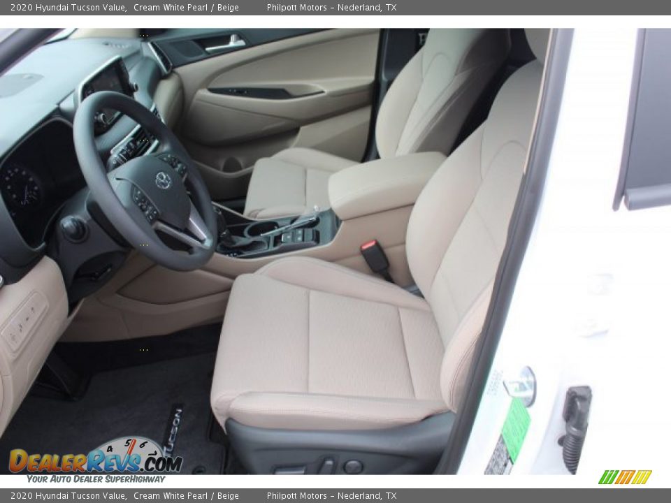 2020 Hyundai Tucson Value Cream White Pearl / Beige Photo #10