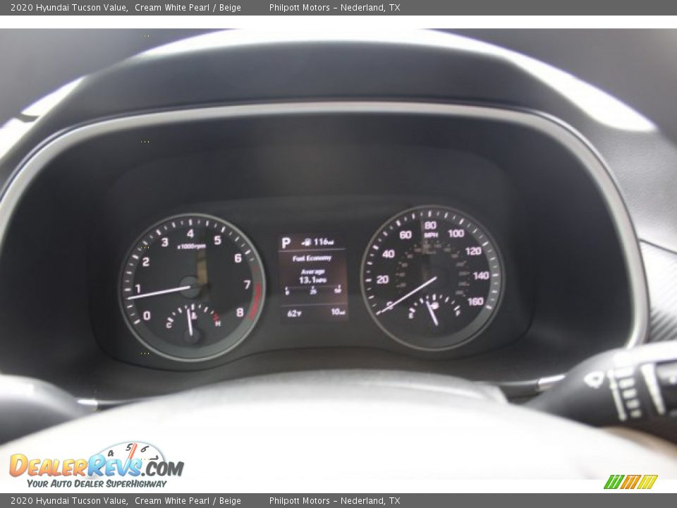 2020 Hyundai Tucson Value Cream White Pearl / Beige Photo #13