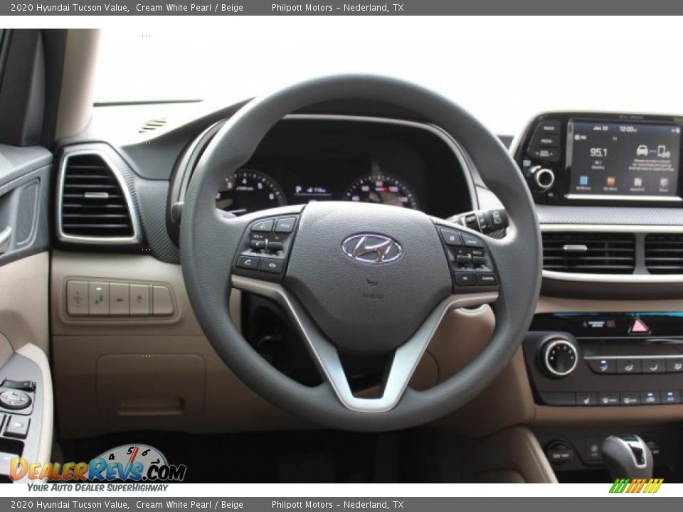 2020 Hyundai Tucson Value Cream White Pearl / Beige Photo #21