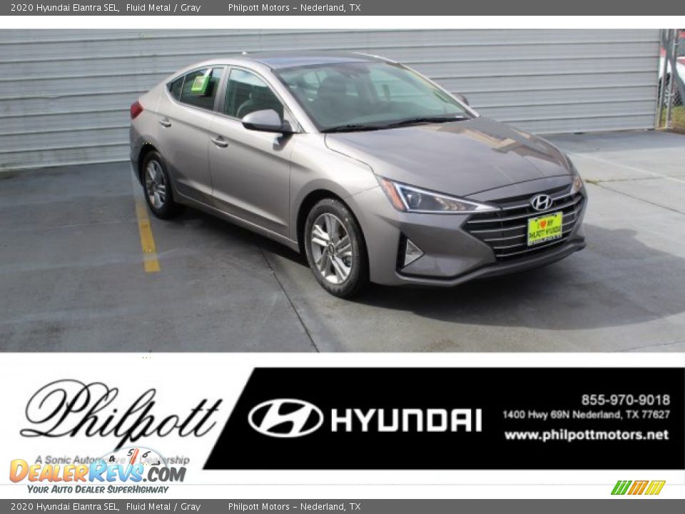 2020 Hyundai Elantra SEL Fluid Metal / Gray Photo #1