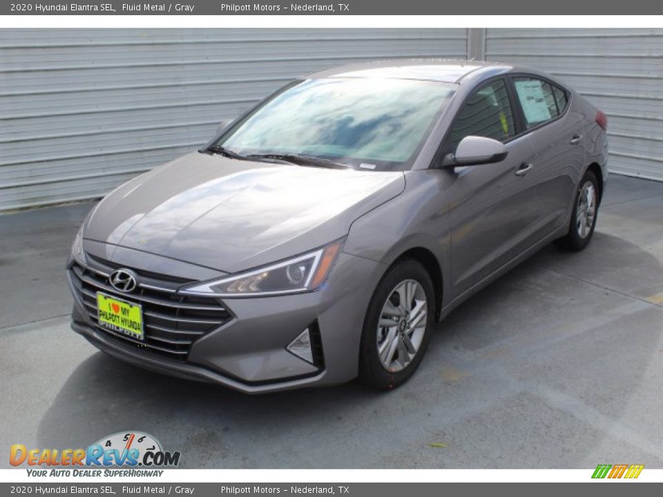 2020 Hyundai Elantra SEL Fluid Metal / Gray Photo #4