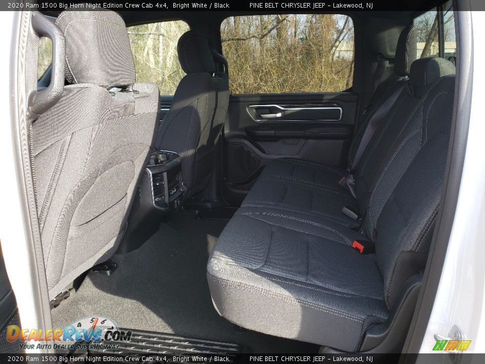 2020 Ram 1500 Big Horn Night Edition Crew Cab 4x4 Bright White / Black Photo #6