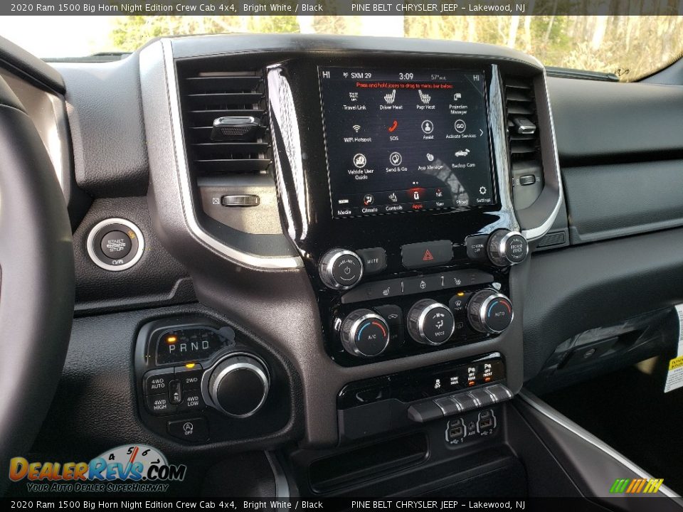 2020 Ram 1500 Big Horn Night Edition Crew Cab 4x4 Bright White / Black Photo #9