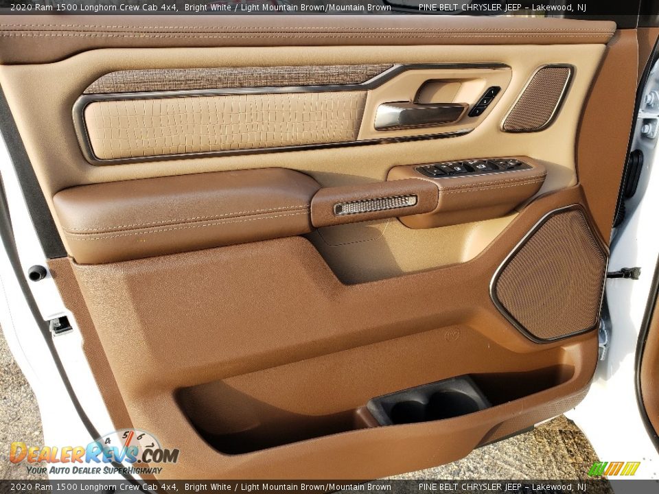 Door Panel of 2020 Ram 1500 Longhorn Crew Cab 4x4 Photo #7