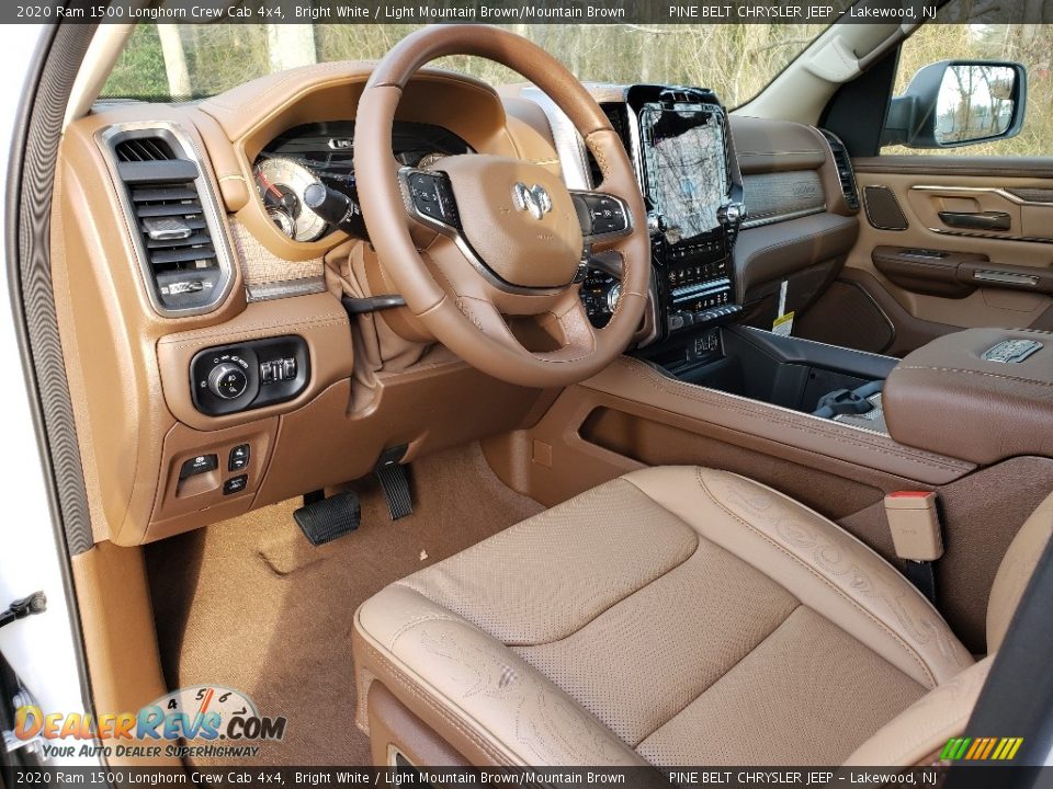 Light Mountain Brown/Mountain Brown Interior - 2020 Ram 1500 Longhorn Crew Cab 4x4 Photo #8