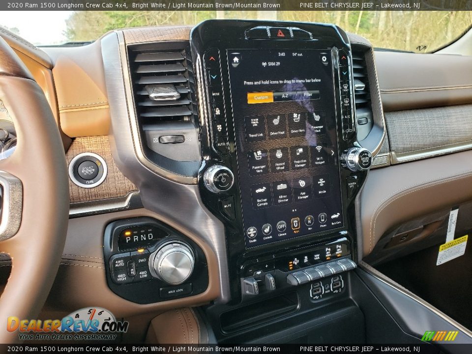 Controls of 2020 Ram 1500 Longhorn Crew Cab 4x4 Photo #9