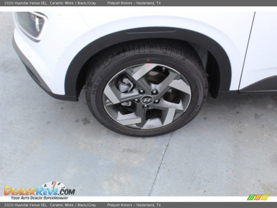 2020 Hyundai Venue SEL Ceramic White / Black/Gray Photo #5
