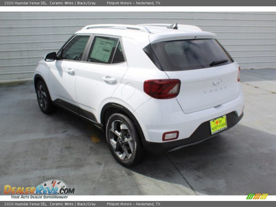 2020 Hyundai Venue SEL Ceramic White / Black/Gray Photo #6