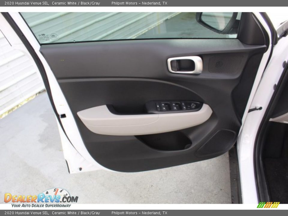 2020 Hyundai Venue SEL Ceramic White / Black/Gray Photo #9