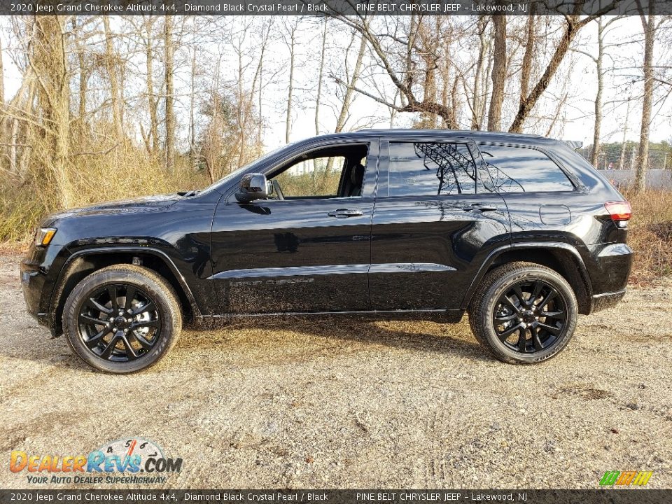 2020 Jeep Grand Cherokee Altitude 4x4 Diamond Black Crystal Pearl / Black Photo #3