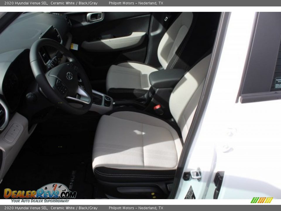 2020 Hyundai Venue SEL Ceramic White / Black/Gray Photo #10