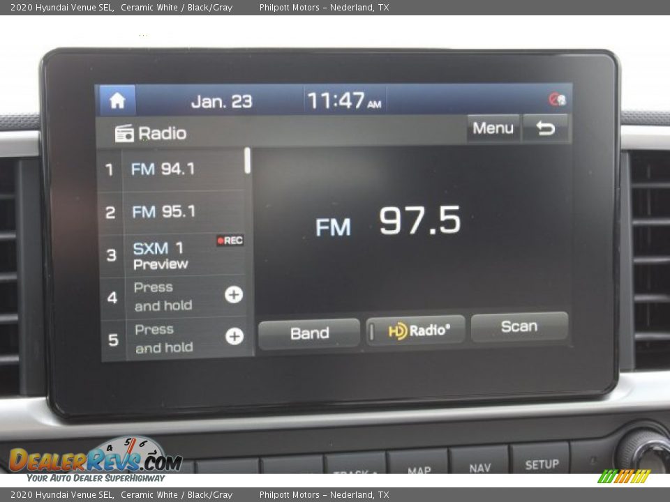 2020 Hyundai Venue SEL Ceramic White / Black/Gray Photo #15