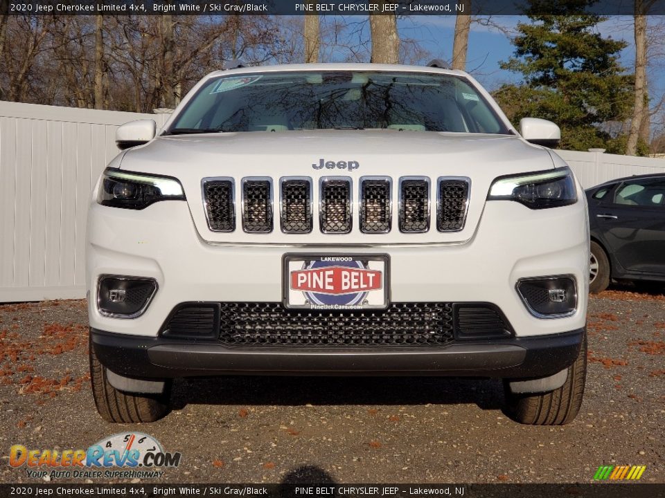 2020 Jeep Cherokee Limited 4x4 Bright White / Ski Gray/Black Photo #2