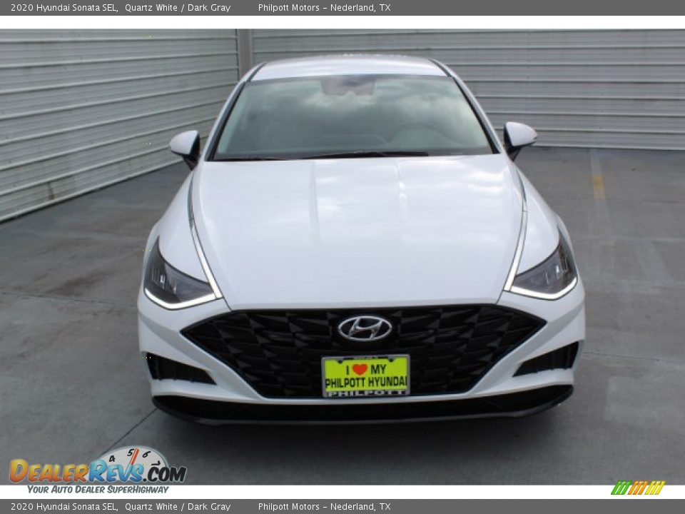 2020 Hyundai Sonata SEL Quartz White / Dark Gray Photo #3