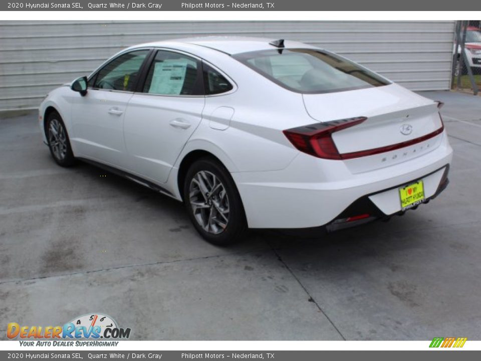 2020 Hyundai Sonata SEL Quartz White / Dark Gray Photo #6