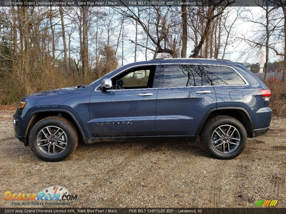 2020 Jeep Grand Cherokee Limited 4x4 Slate Blue Pearl / Black Photo #3