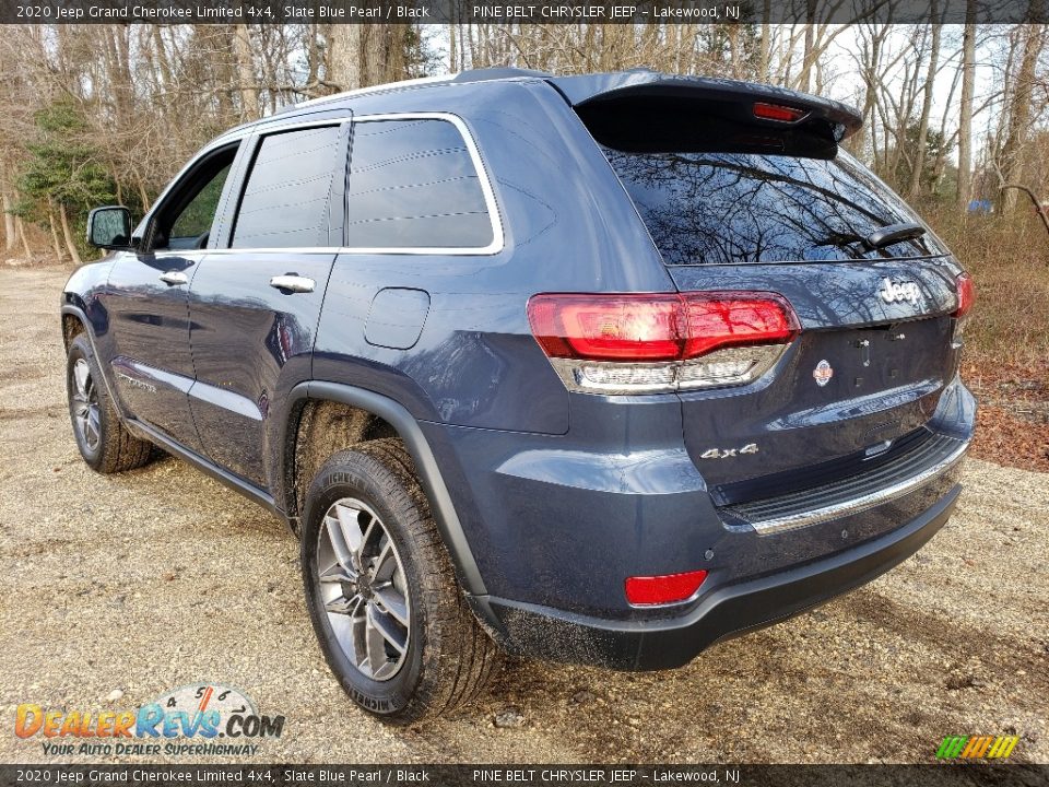 2020 Jeep Grand Cherokee Limited 4x4 Slate Blue Pearl / Black Photo #4