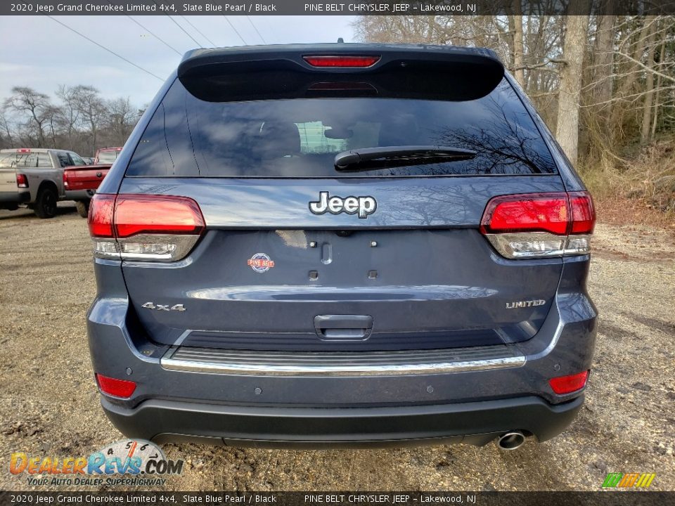 2020 Jeep Grand Cherokee Limited 4x4 Slate Blue Pearl / Black Photo #5