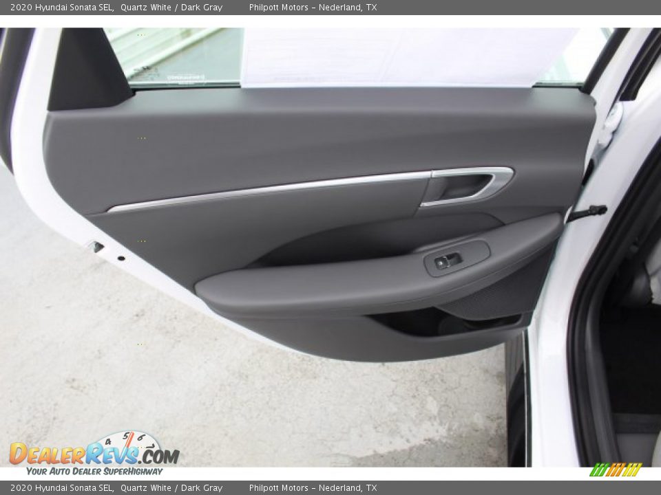 2020 Hyundai Sonata SEL Quartz White / Dark Gray Photo #19