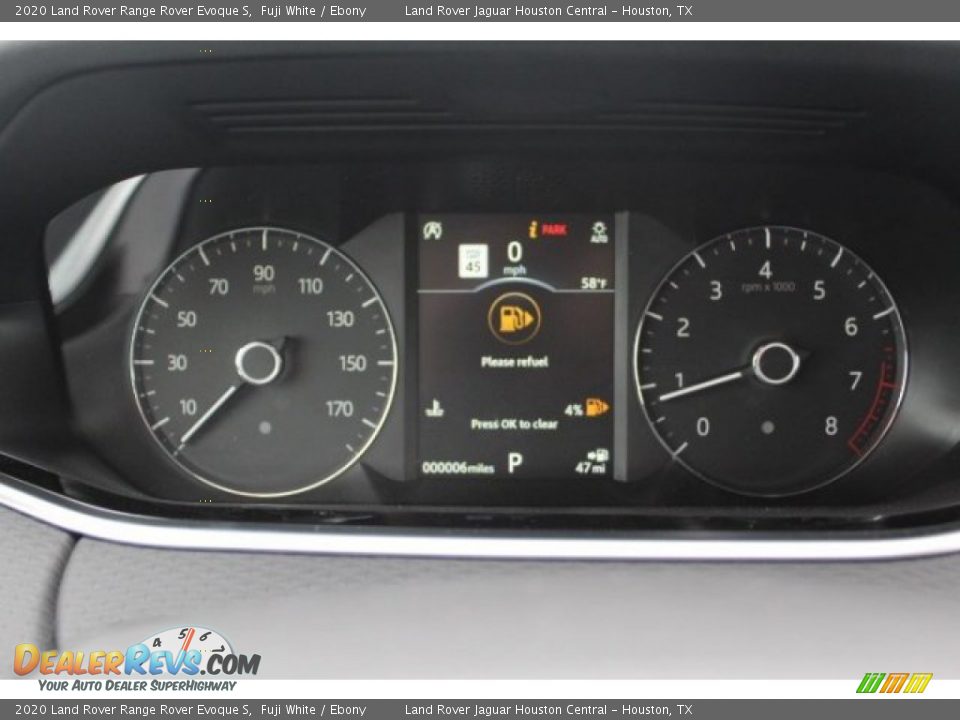 2020 Land Rover Range Rover Evoque S Fuji White / Ebony Photo #19