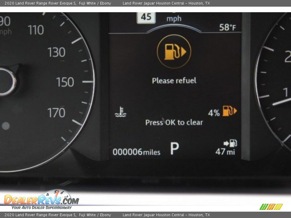 2020 Land Rover Range Rover Evoque S Fuji White / Ebony Photo #20