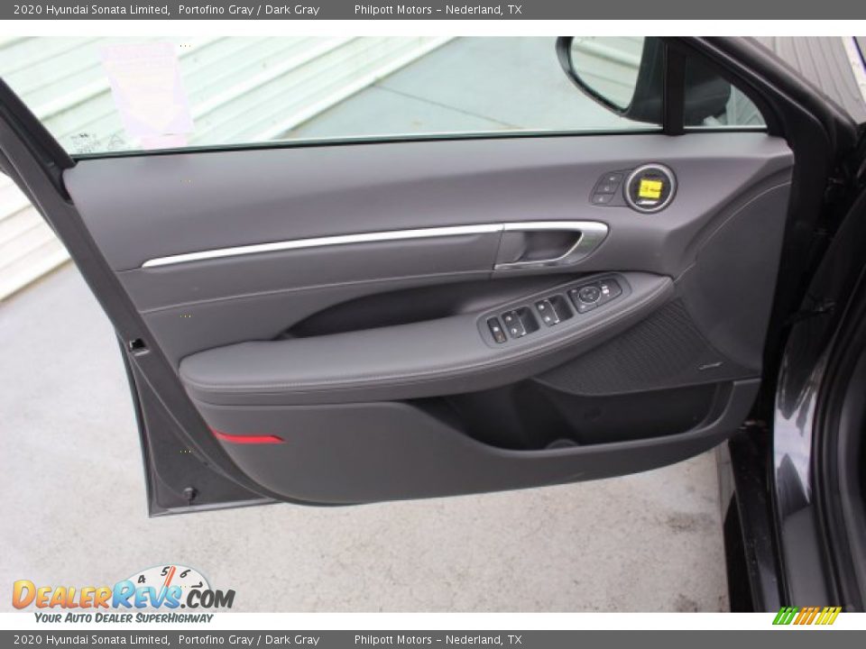 2020 Hyundai Sonata Limited Portofino Gray / Dark Gray Photo #9