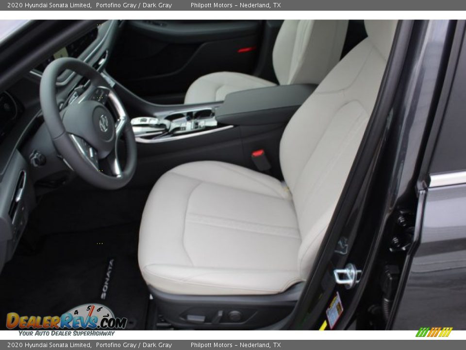 2020 Hyundai Sonata Limited Portofino Gray / Dark Gray Photo #10
