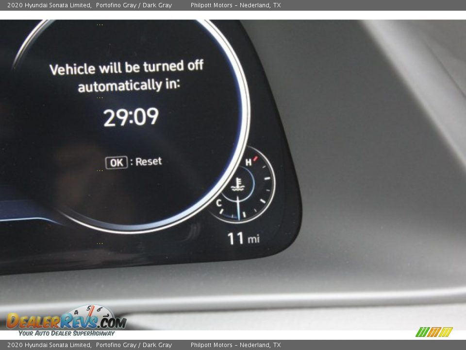 2020 Hyundai Sonata Limited Portofino Gray / Dark Gray Photo #15