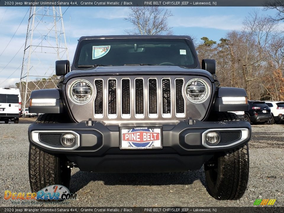 2020 Jeep Wrangler Unlimited Sahara 4x4 Granite Crystal Metallic / Black Photo #2