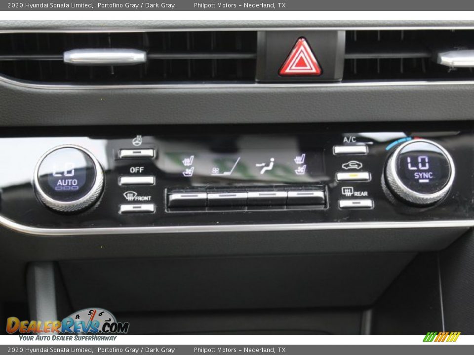 2020 Hyundai Sonata Limited Portofino Gray / Dark Gray Photo #17