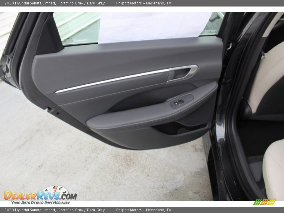 2020 Hyundai Sonata Limited Portofino Gray / Dark Gray Photo #20