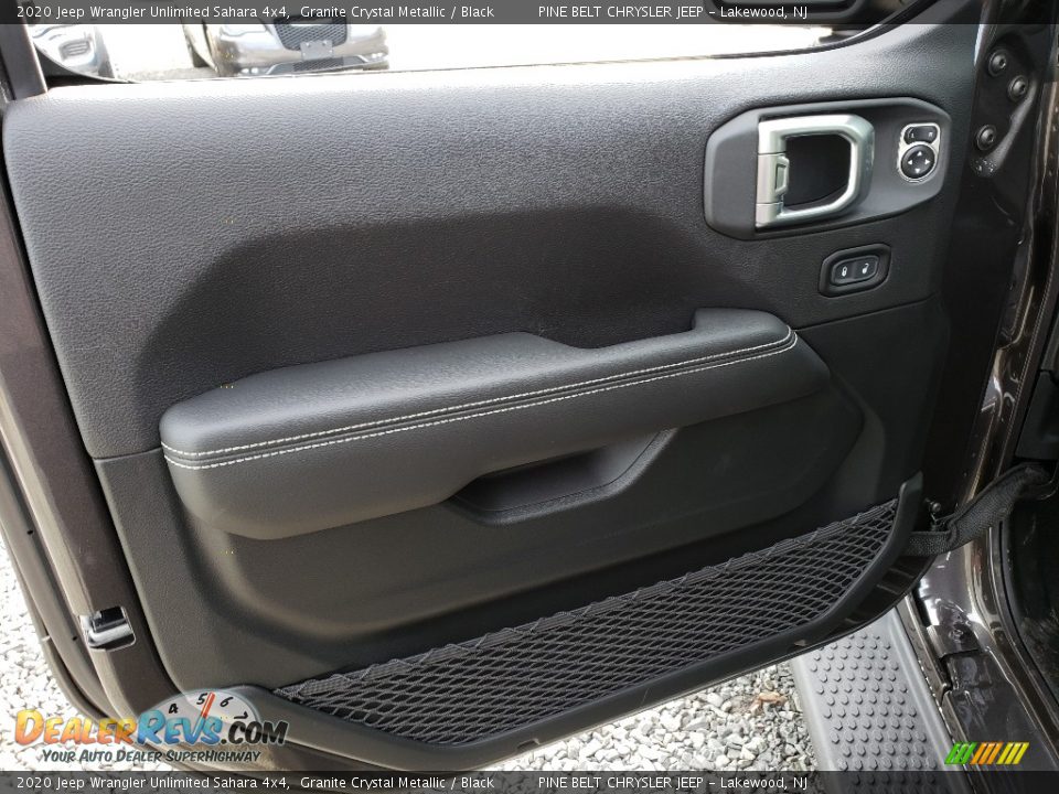 2020 Jeep Wrangler Unlimited Sahara 4x4 Granite Crystal Metallic / Black Photo #7