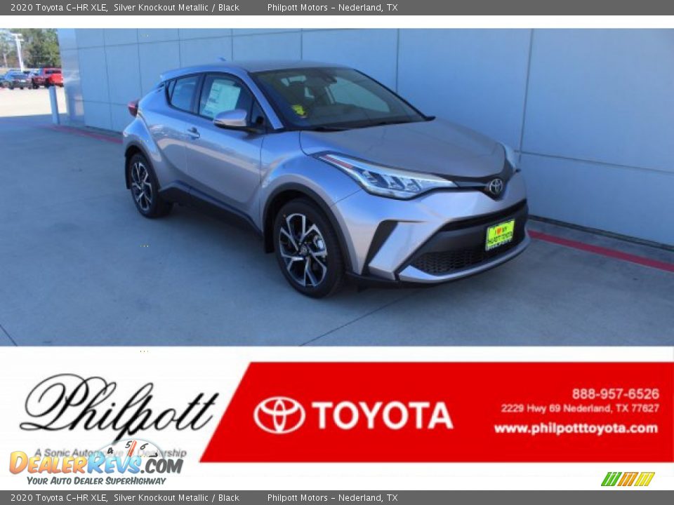 2020 Toyota C-HR XLE Silver Knockout Metallic / Black Photo #1