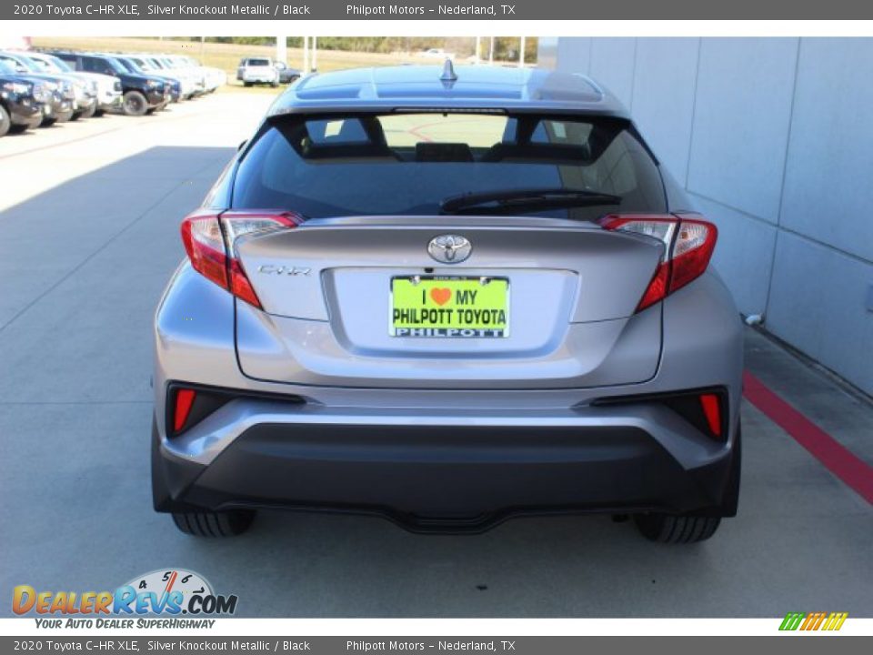 2020 Toyota C-HR XLE Silver Knockout Metallic / Black Photo #6