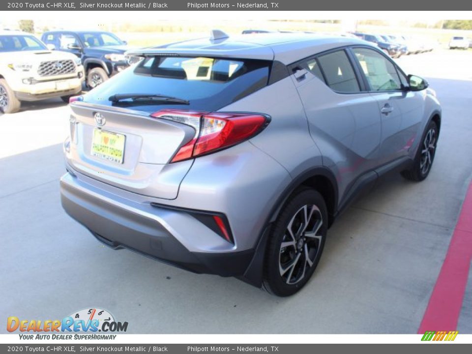 2020 Toyota C-HR XLE Silver Knockout Metallic / Black Photo #7
