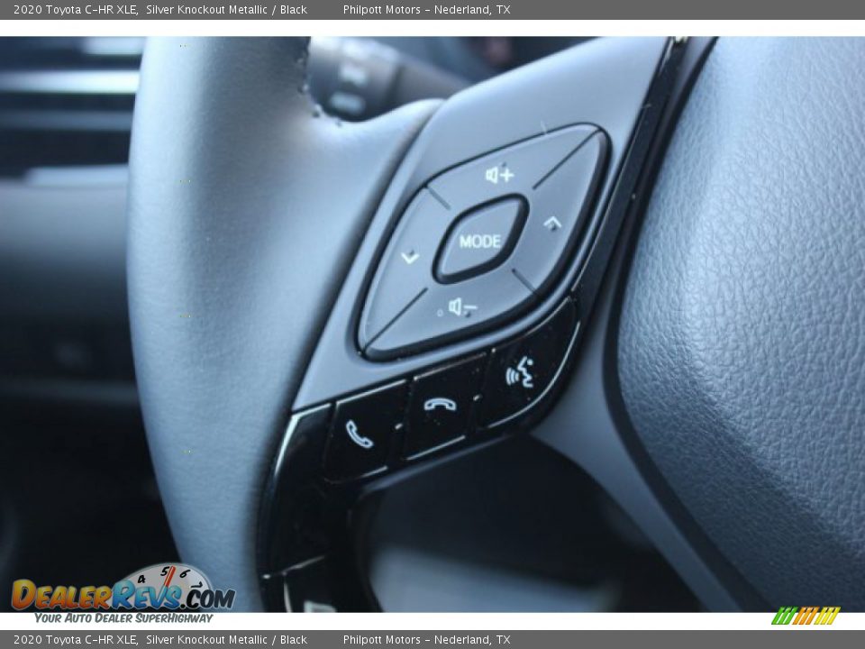 2020 Toyota C-HR XLE Silver Knockout Metallic / Black Photo #10