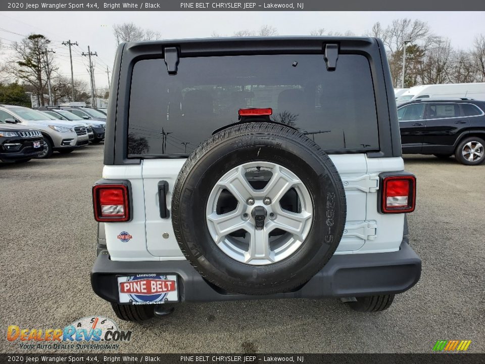 2020 Jeep Wrangler Sport 4x4 Bright White / Black Photo #5