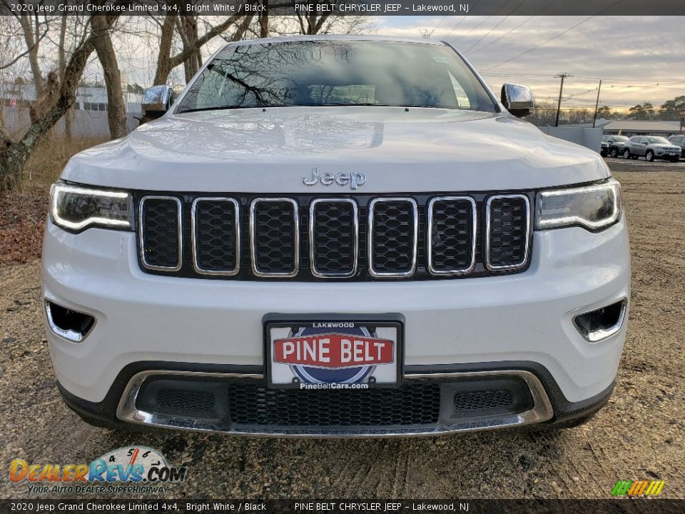 2020 Jeep Grand Cherokee Limited 4x4 Bright White / Black Photo #2