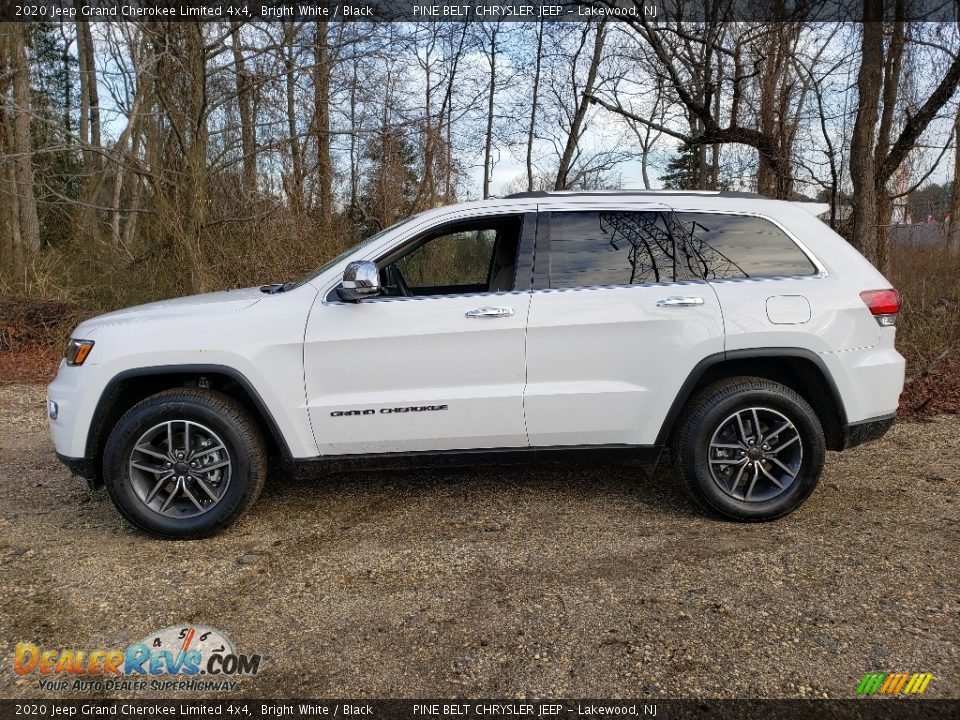 2020 Jeep Grand Cherokee Limited 4x4 Bright White / Black Photo #3