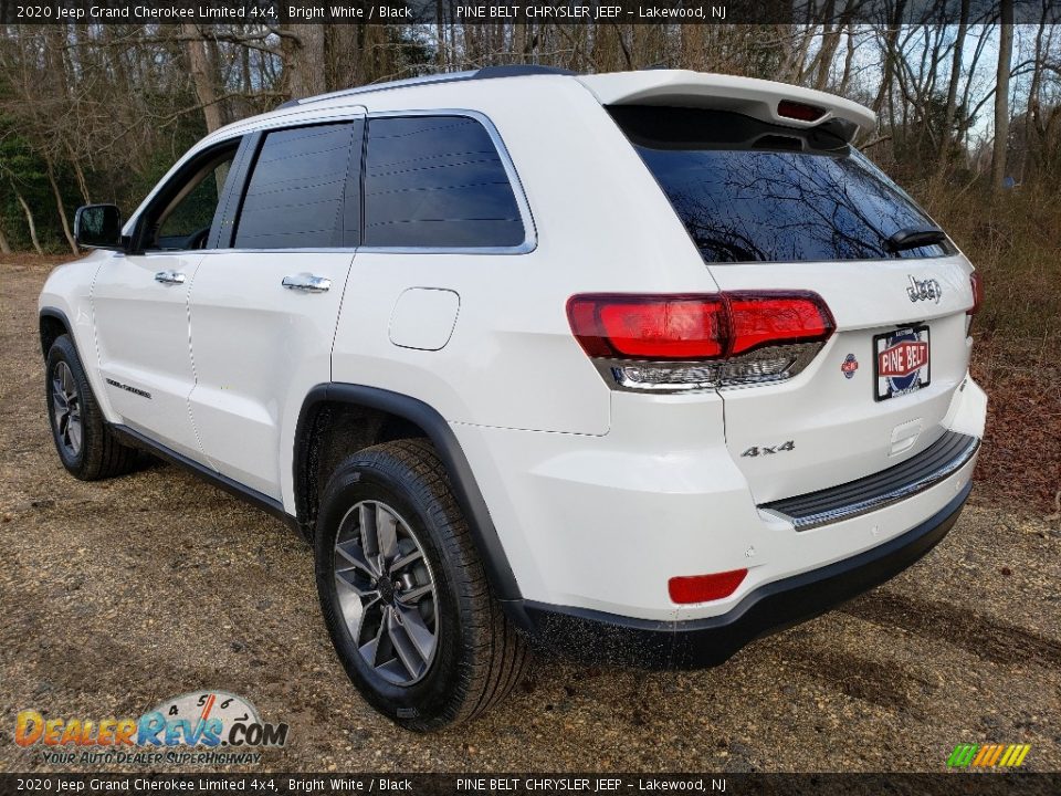 2020 Jeep Grand Cherokee Limited 4x4 Bright White / Black Photo #4