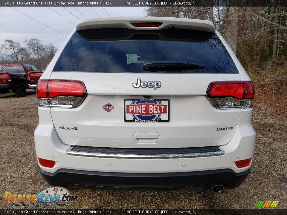 2020 Jeep Grand Cherokee Limited 4x4 Bright White / Black Photo #5