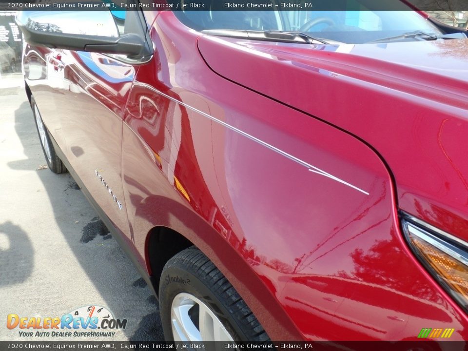 2020 Chevrolet Equinox Premier AWD Cajun Red Tintcoat / Jet Black Photo #6
