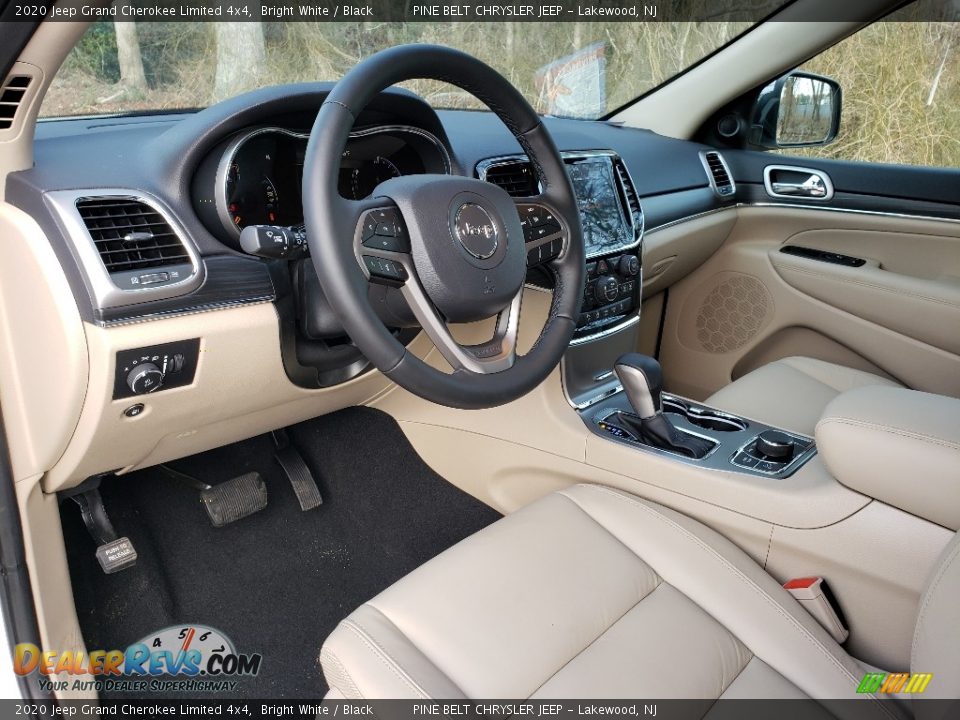 2020 Jeep Grand Cherokee Limited 4x4 Bright White / Black Photo #8